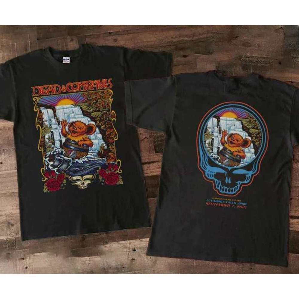 Dead And Company Tour Cuyahoga Falls Ohio 2021 T Unisex T-shirt 2 Sided - Picture 1 of 4